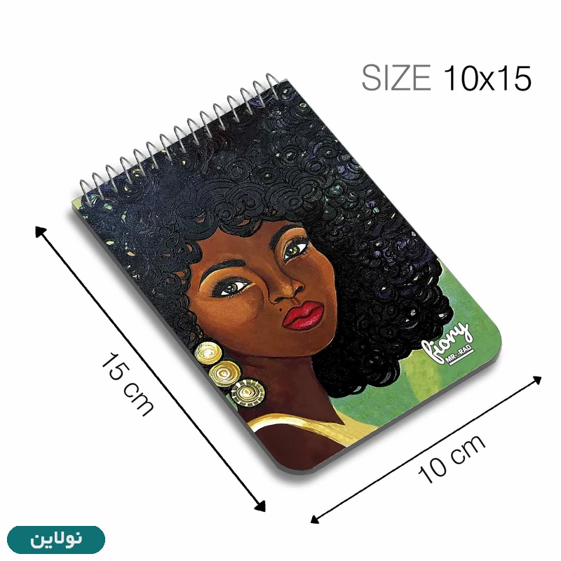 قیمت و خرید دفترچه یادداشت سیمی مستر راد طرح ملکه تاریکی مسردس کد 1804 | نولاین