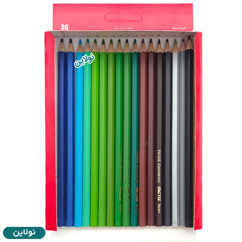 قیمت و خرید مداد رنگی 36 رنگ فکتیس جعبه مقوایی | نولاین