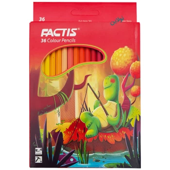 مداد رنگی 36 رنگ فکتیس جعبه مقوایی | نولاین