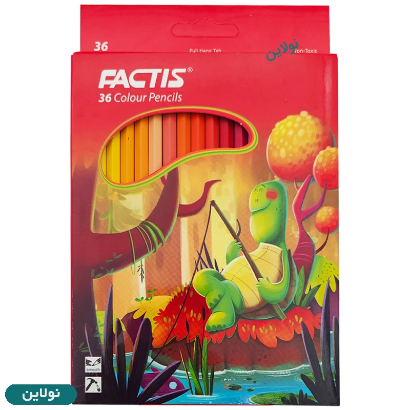 قیمت و خرید مداد رنگی 36 رنگ فکتیس جعبه مقوایی | نولاین