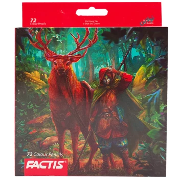 مداد رنگی 72 رنگ فکتیس جعبه مقوایی | نولاین