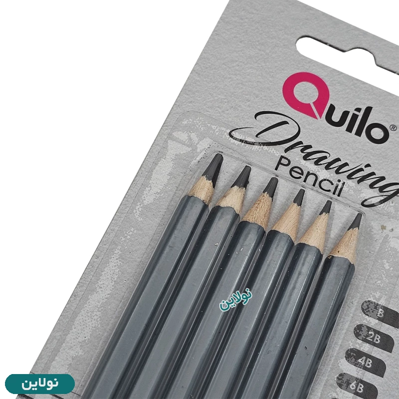 قیمت و خرید مداد طراحی کویلو بسته 6 عددی سری کاربردی ها کد 634459 | نولاین