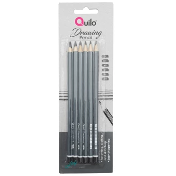مداد طراحی کویلو بسته 6 عددی سری کاربردی ها کد 634459 | نولاین