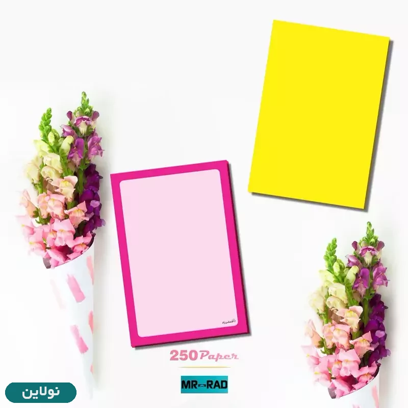 قیمت و خرید کاغذ یادداشت چسب دار مدل استیک نوت رنگی مستر راد مدل السا بسته 250 عددی کد 1525 | نولاین