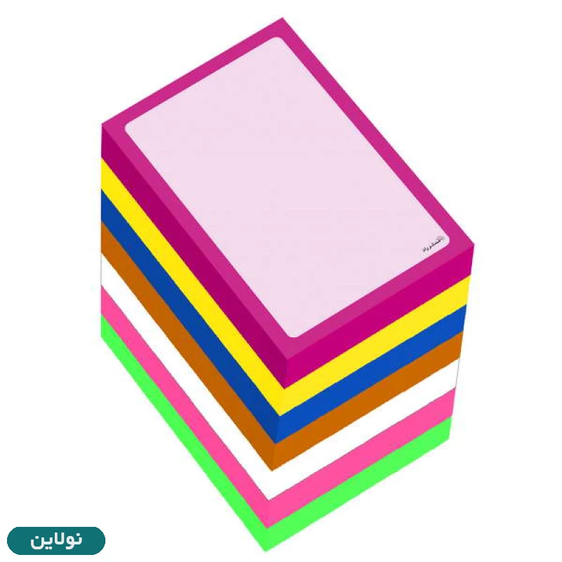 قیمت و خرید کاغذ یادداشت چسب دار مدل استیک نوت رنگی مستر راد مدل السا بسته 250 عددی کد 1525 | نولاین