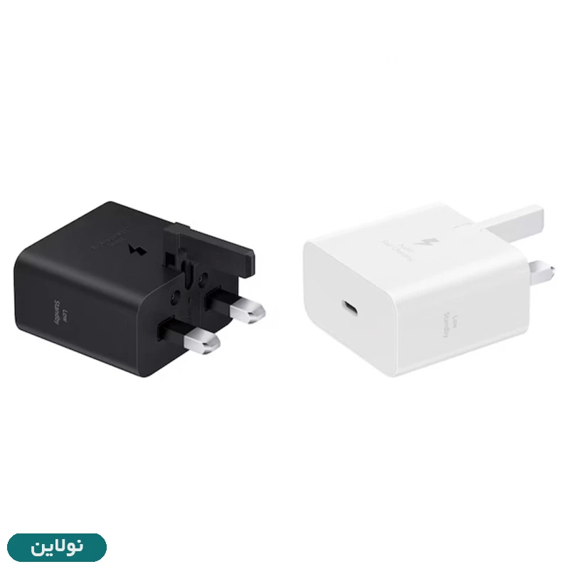 قیمت و خرید شارژر دیواری سامسونگ 25 وات مدل 3 پین مدل SAMSUNG 25W TA800 سامسونگ | نولاین