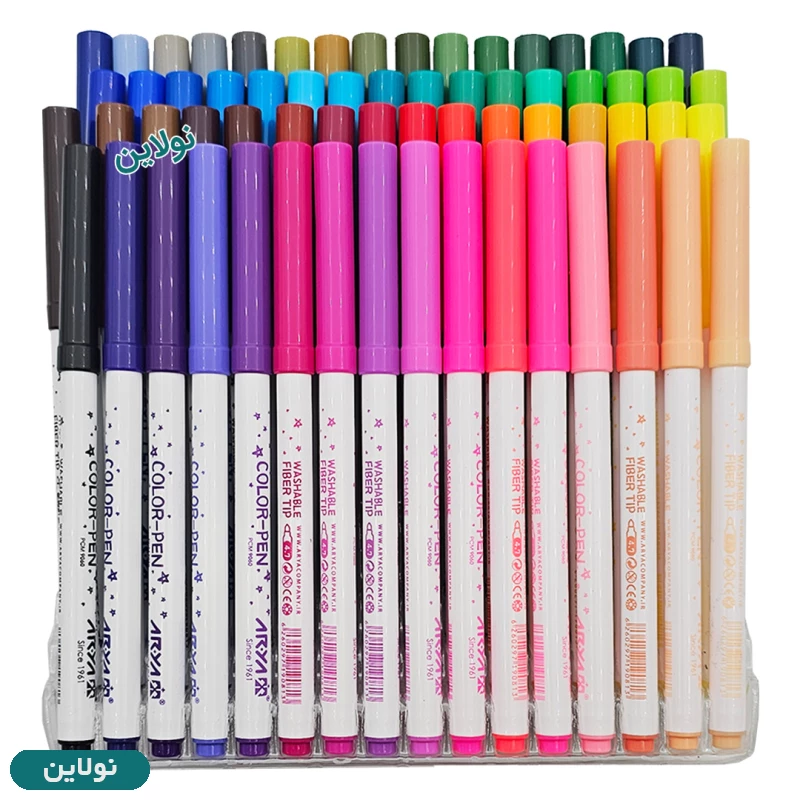 قیمت و خرید ماژیک نقاشی 64 رنگ آریا کد 9085 | نولاین