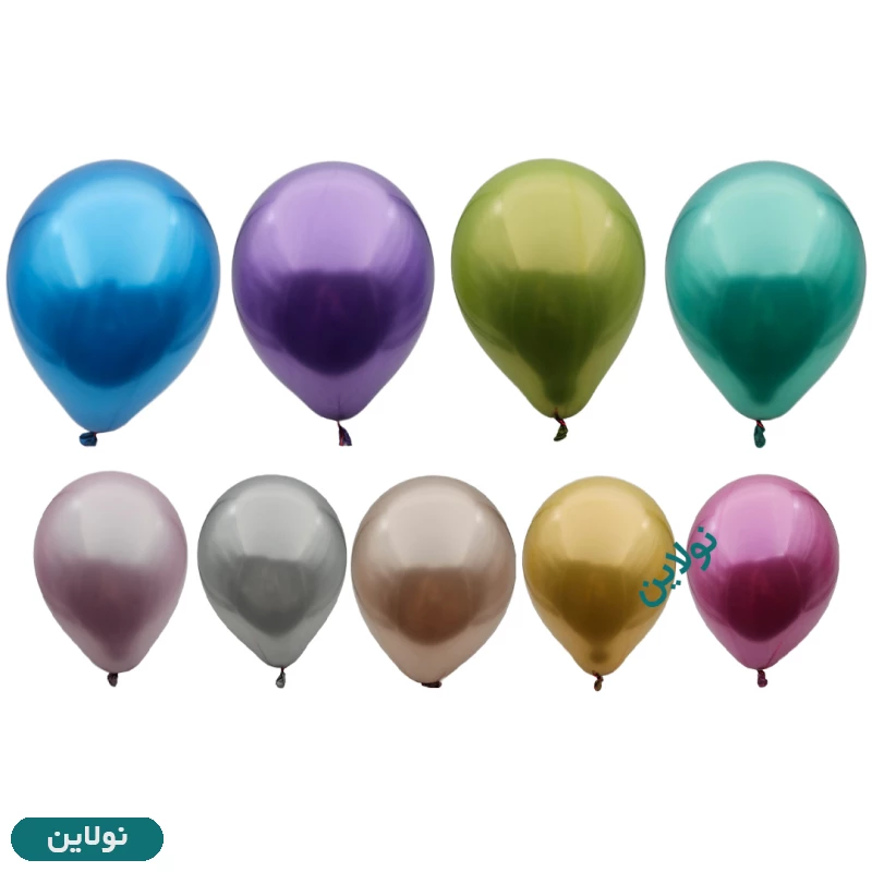 قیمت و خرید بادکنک کروم بسته 20 عددی سایز 12 اینچ | نولاین