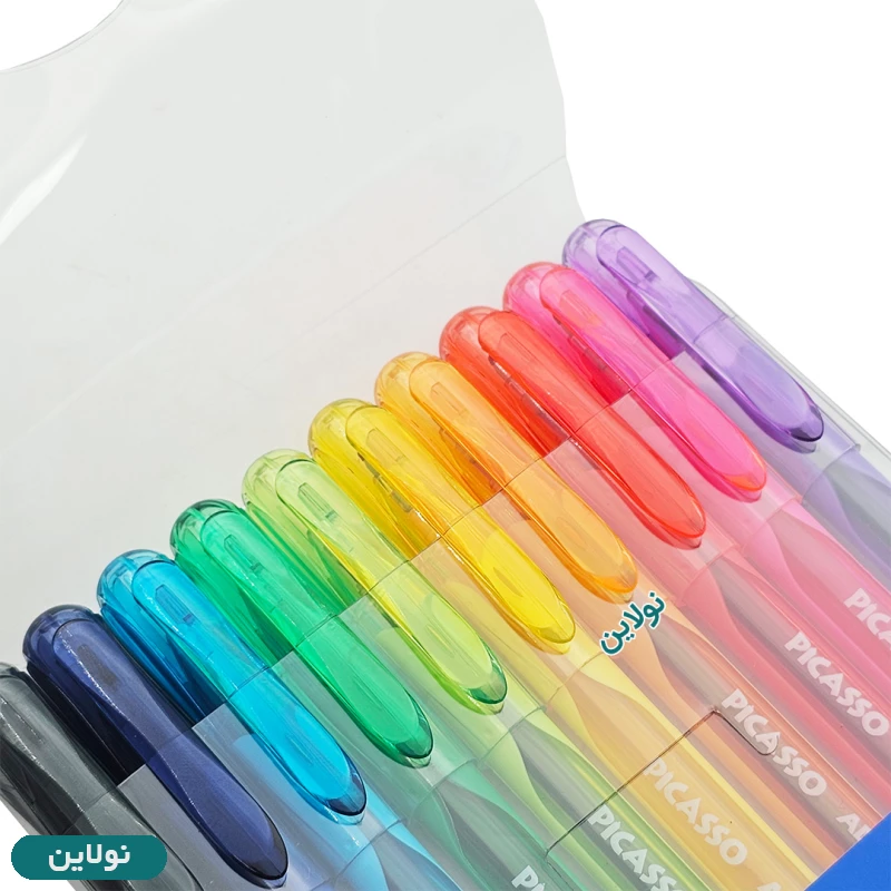 قیمت و خرید روان نویس ژله ای 10 رنگ پیکاسو ضخامت 1 میلی متری کد GP-112 | نولاین