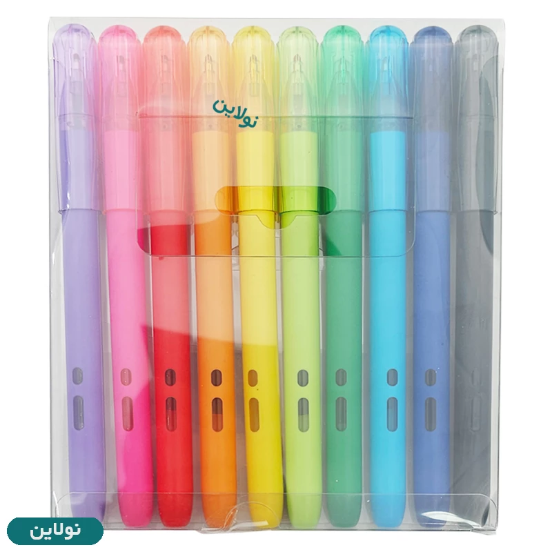 قیمت و خرید روان نویس ژله ای 10 رنگ پیکاسو ضخامت 1 میلی متری کد GP-112 | نولاین