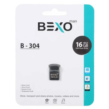 فلش مموری بکسو ظرفیت 16 گیگابایت مدل B-304 USB2.0 | نولاین