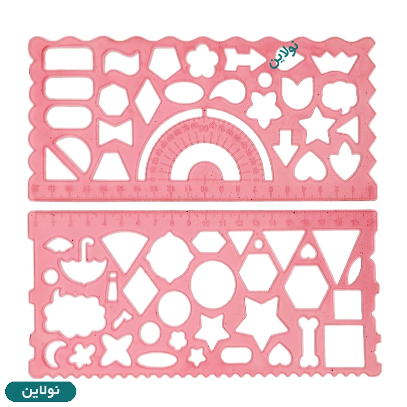 قیمت و خرید خط کش ژله ای شابلون دار 20 سانتی متری دوقلو لوکی کد 9603 | نولاین قیمت و خرید خط کش ژله ای شابلون دار 20 سانتی متری دوقلو لوکی کد 9603 | نولاین