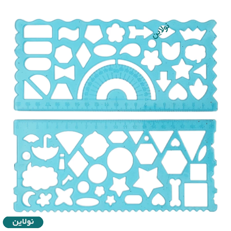 قیمت و خرید خط کش ژله ای شابلون دار 20 سانتی متری دوقلو لوکی کد 9603 | نولاین قیمت و خرید خط کش ژله ای شابلون دار 20 سانتی متری دوقلو لوکی کد 9603 | نولاین