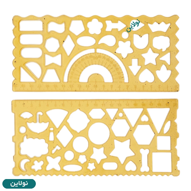 قیمت و خرید خط کش ژله ای شابلون دار 20 سانتی متری دوقلو لوکی کد 9603 | نولاین قیمت و خرید خط کش ژله ای شابلون دار 20 سانتی متری دوقلو لوکی کد 9603 | نولاین