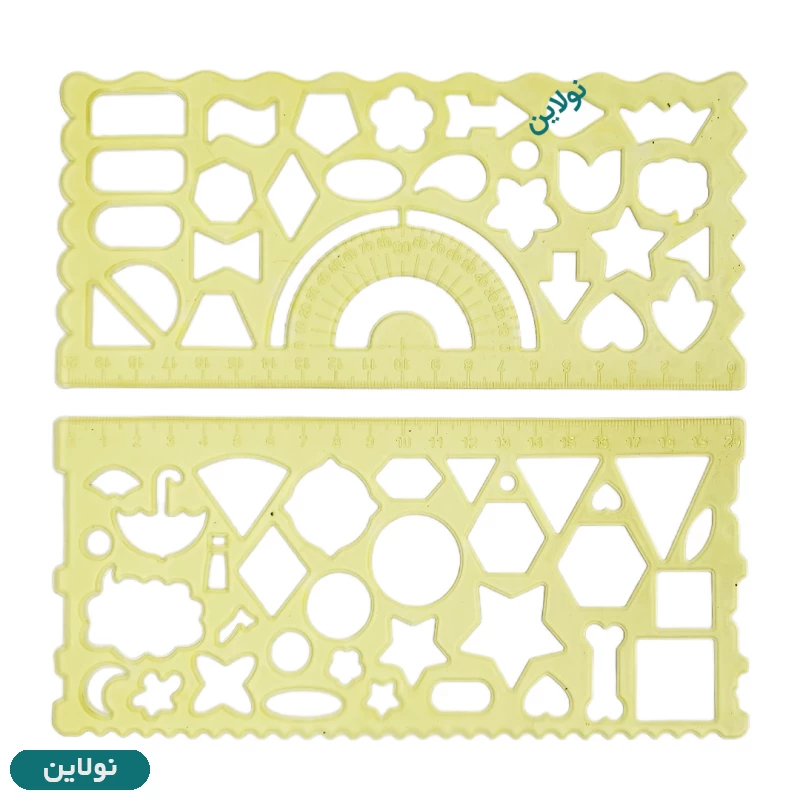 قیمت و خرید خط کش ژله ای شابلون دار 20 سانتی متری دوقلو لوکی کد 9603 | نولاین قیمت و خرید خط کش ژله ای شابلون دار 20 سانتی متری دوقلو لوکی کد 9603 | نولاین