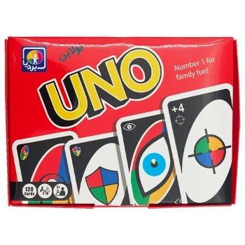 بازی فکری اونو 120 عددی uno جعبه مقوایی بردیا | نولاین