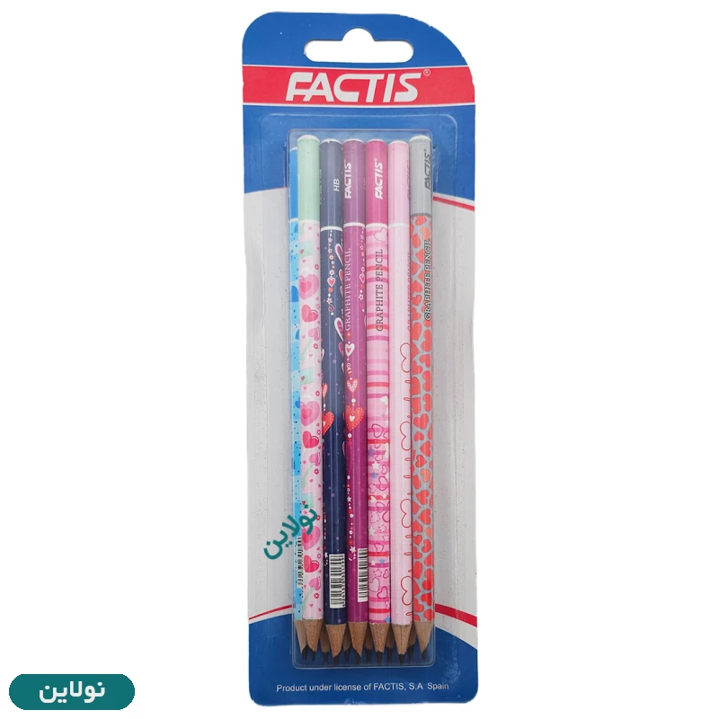 قیمت و خرید مداد مشکی فکتیس طرح فانتزی بسته 12 عددی | نولاین