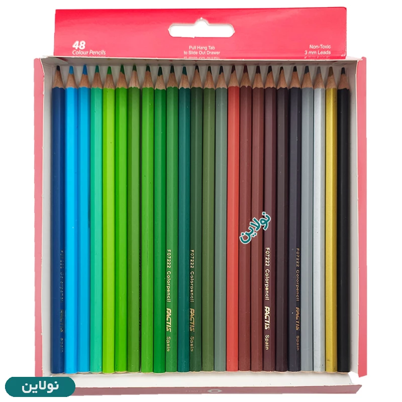 قیمت و خرید مداد رنگی 48 رنگ فکتیس جعبه مقوایی | نولاین