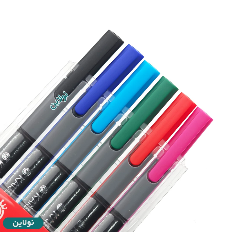 قیمت و خرید روان نویس نوک نمدی 6 رنگ کایزر ضخامت 0.4 میلی متری کد Sk807 | نولاین