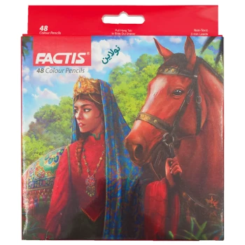 مداد رنگی 48 رنگ فکتیس جعبه مقوایی | نولاین