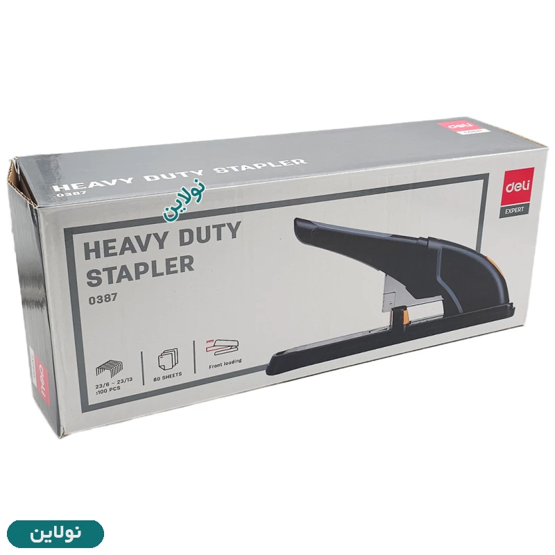 قیمت و خرید دستگاه منگنه صحافی دلی مدل Heavy Duty Stapler Expert کد 0387 | نولاین