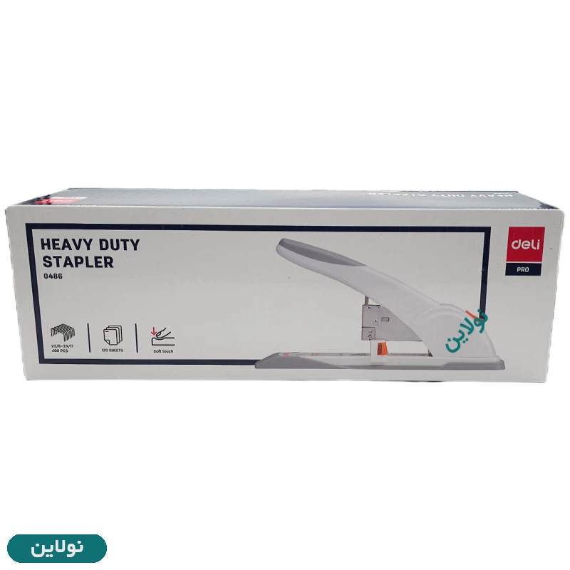 قیمت و خرید دستگاه منگنه صحافی دلی مدل Heavy Duty Stapler Pro کد 0486 | نولاین