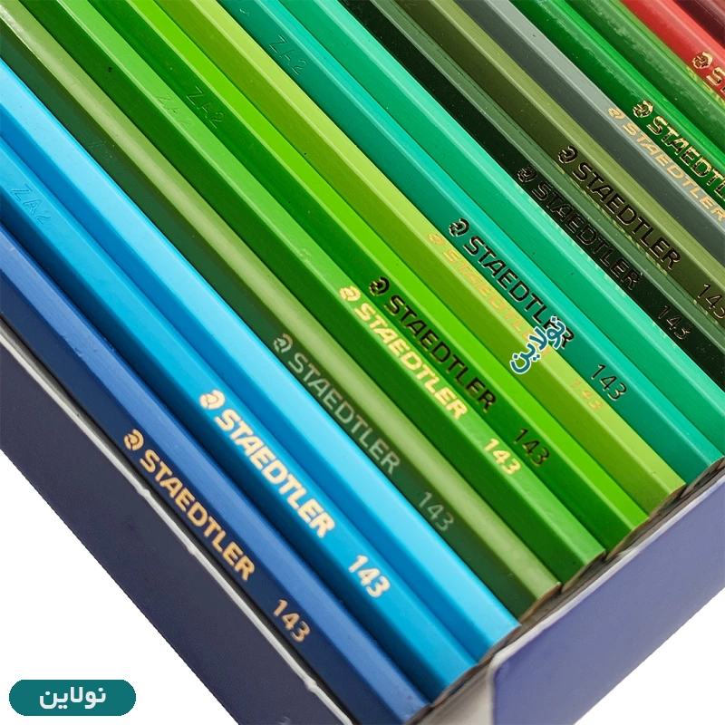 قیمت و خرید مداد رنگی 48 رنگ استدلر جعبه مقوایی کد 143C48LJ | نولاین