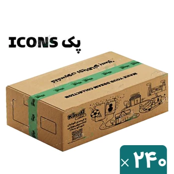 کارت بازی کیمدی سری آیکونز icons 2026 کارتن 240 عددی | نولاین