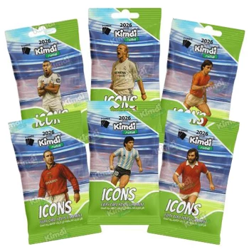 کارت بازی کیمدی سری آیکونز icons 2026 بسته 6 عددی | نولاین