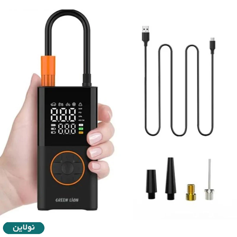 قیمت و خرید کمپرسور هوا قابل حمل گرین لاین مدل GTI-01 | نولاین