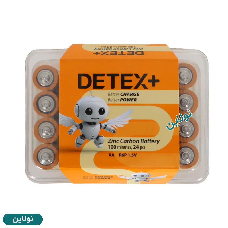 قیمت و خرید باتری قلم دیتکس پلاس مدل Zinc Carboon AA R6P 1.5v بسته 24 عددی | نولاین