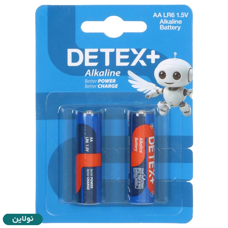 قیمت و خرید باتری قلم دیتکس پلاس مدل Alkaline AA LR6 1.5V بسته 2 عددی | نولاین