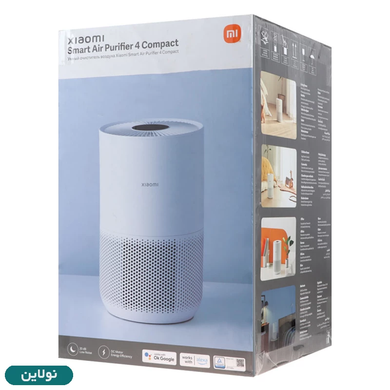 قیمت و خرید دستگاه تصفیه هوا شیائومی مدل Air Purifier 4 Compact | نولاین