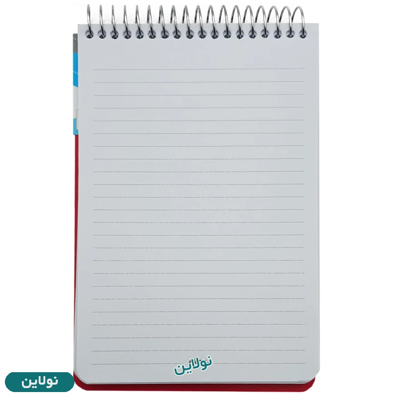 قیمت و خرید دفتر یادداشت سیمی خبرنگاری کلیپس PP کد 0029 | نولاین