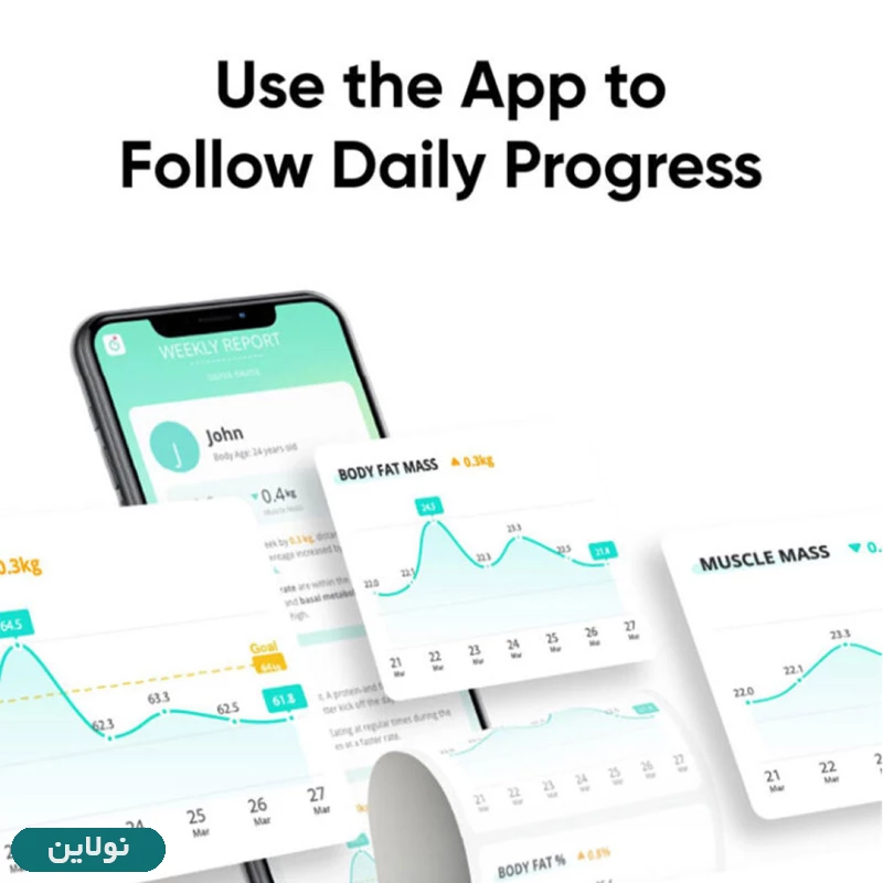 قیمت و خرید ترازو هوشمند انکر Eufy Smart Scales A1 مدل T9120 | نولاین