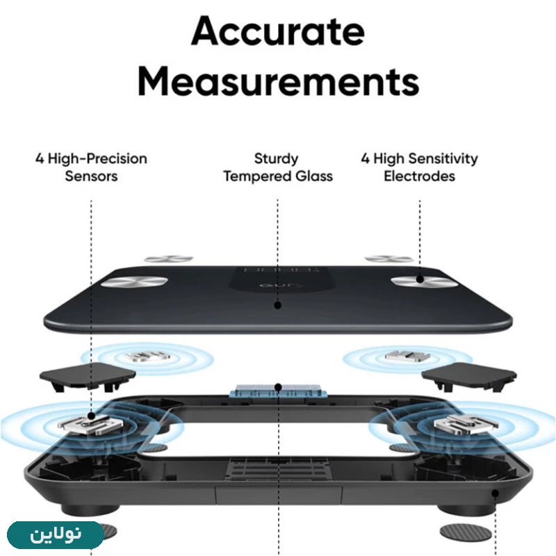 قیمت و خرید ترازو هوشمند انکر Eufy Smart Scales A1 مدل T9120 | نولاین