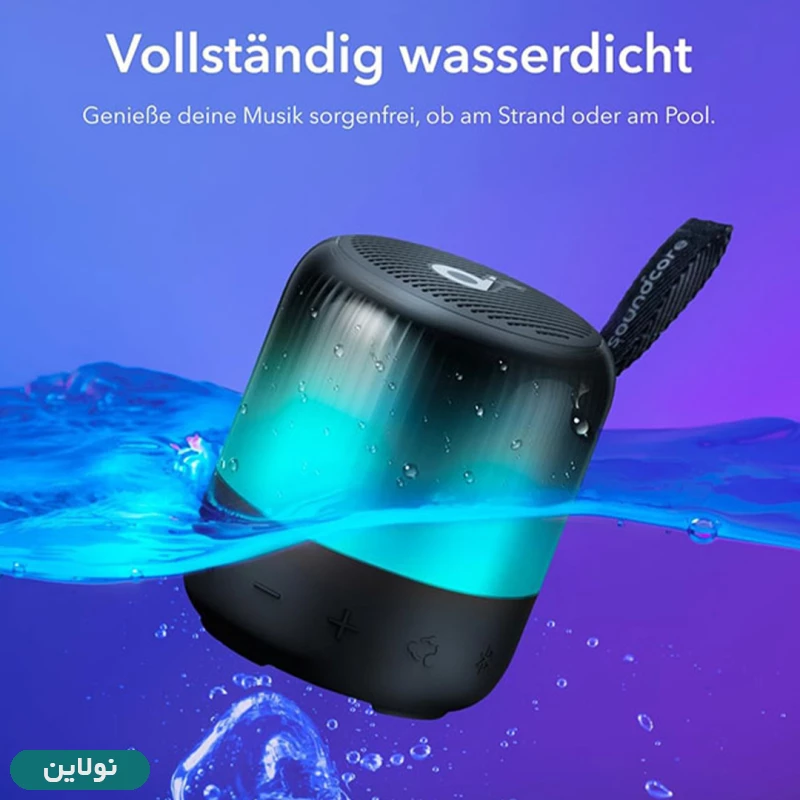 قیمت و خرید اسپیکر بلوتوثی قابل حمل انکر Soundcore Glow Mini مدل A3136 | نولاین