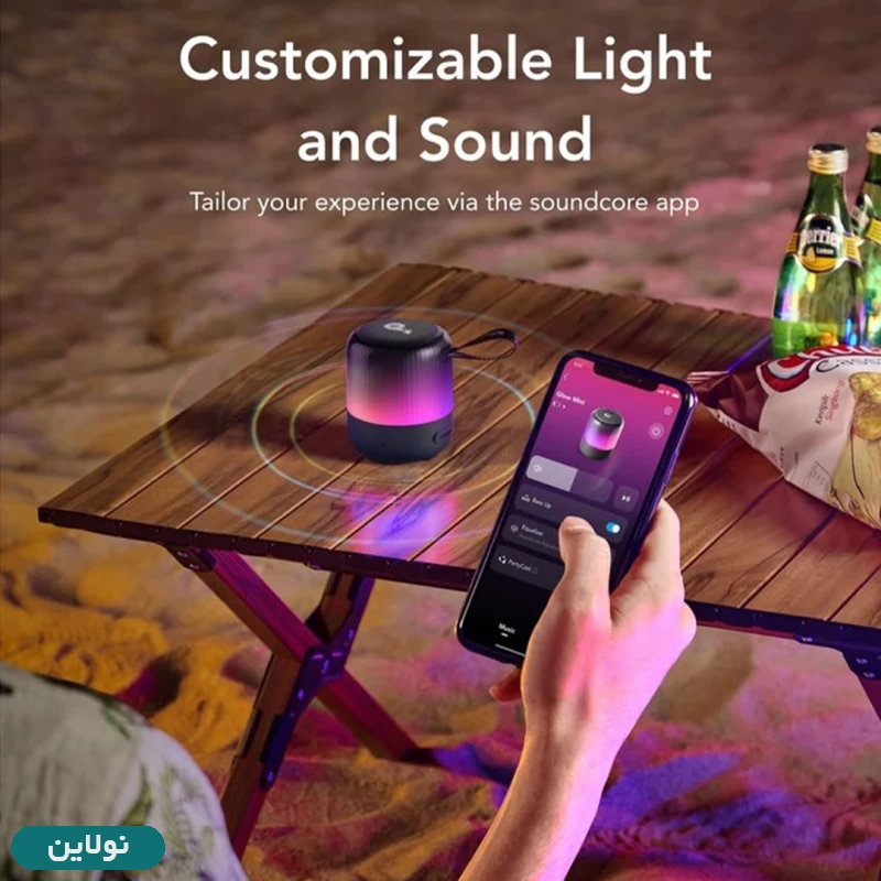 قیمت و خرید اسپیکر بلوتوثی قابل حمل انکر Soundcore Glow Mini مدل A3136 | نولاین