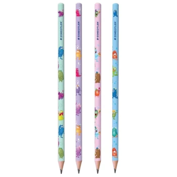 مداد مشکی استدلر سری موتیف Motif مدل مانسترز بسته 4 عددی | نولاین