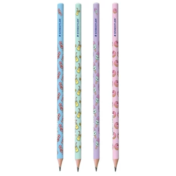 مداد مشکی استدلر سری موتیف Motif مدل پاستل بسته 4 عددی | نولاین