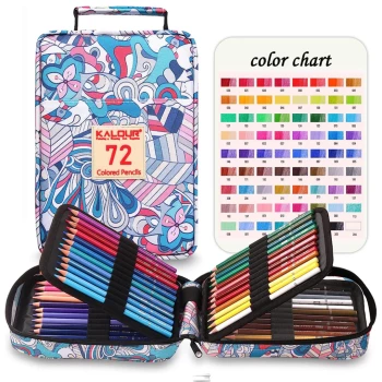 مداد رنگی 72 رنگ کیفی کالر کد CPS72 Blue | نولاین