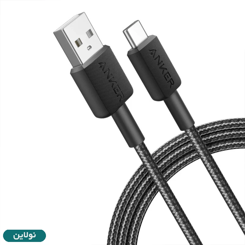 قیمت و خرید کابل شارژ type-c انکر مدل A81H5 طول 0.9 متر | نولاین