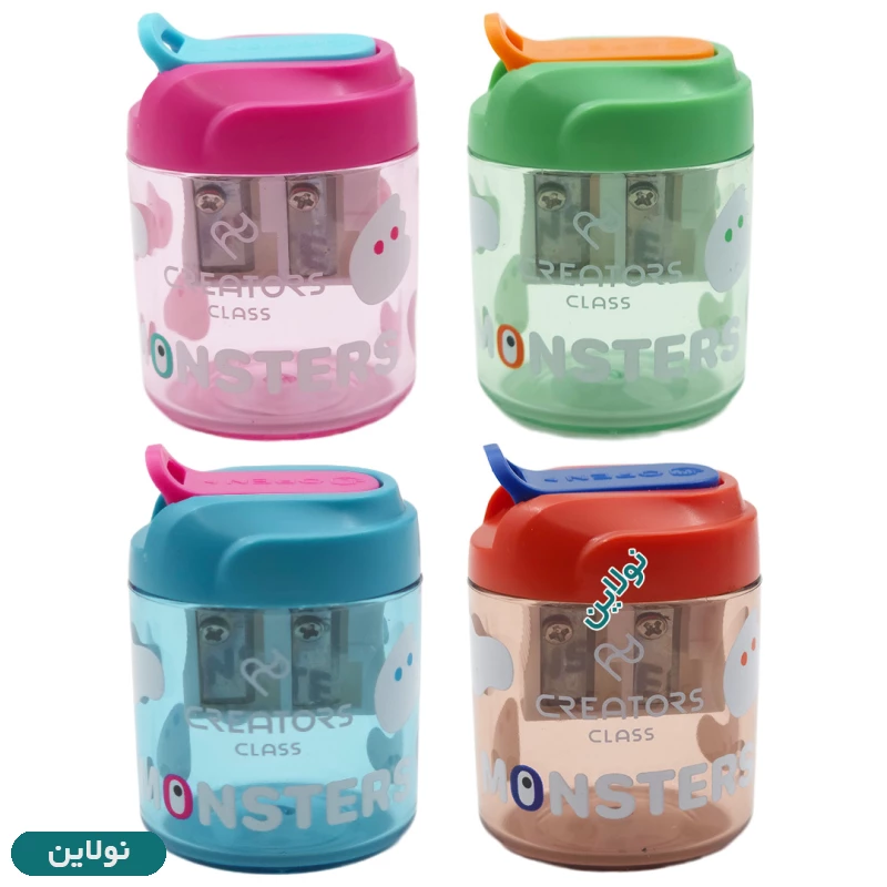 قیمت و خرید تراش مخزن دار سی کلاس 2 سوراخ مدل مانسترز پاستلی کد CCMONPSP | نولاین