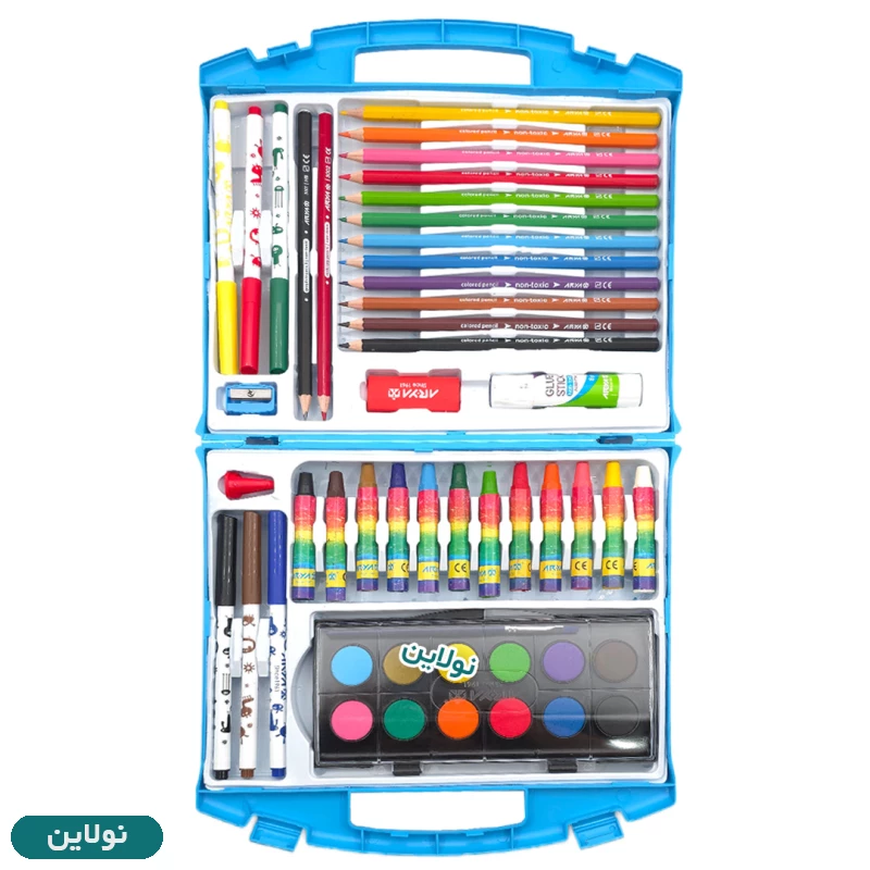 قیمت و خرید ست کیف نقاشی 48 تکه آریا کد 6030 | نولاین