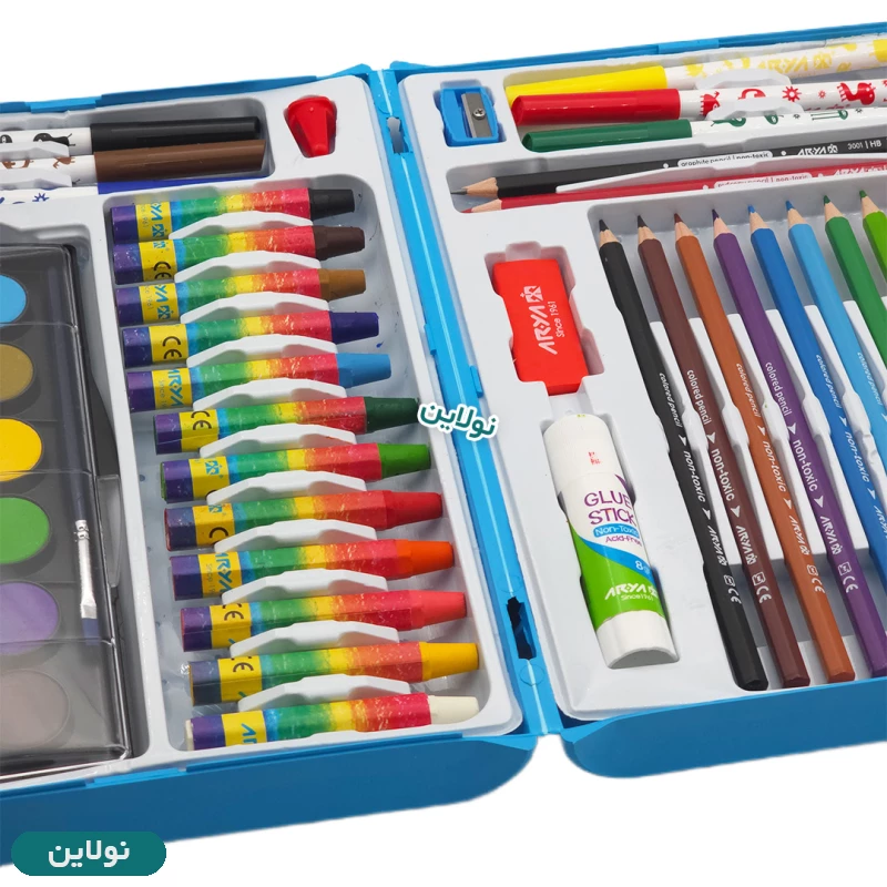 قیمت و خرید ست کیف نقاشی 48 تکه آریا کد 6030 | نولاین
