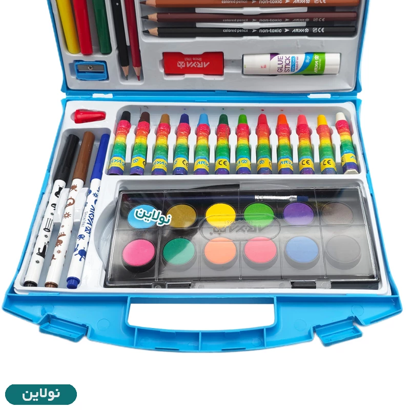 قیمت و خرید ست کیف نقاشی 48 تکه آریا کد 6030 | نولاین