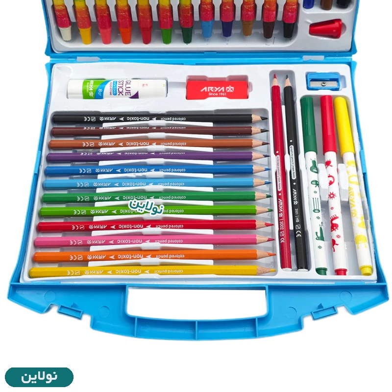 قیمت و خرید ست کیف نقاشی 48 تکه آریا کد 6030 | نولاین
