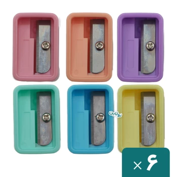 تراش ساده سی کلاس مدل پیکسل pixle پاستلی بسته 6 عددی کد CCPPSP | نولاین