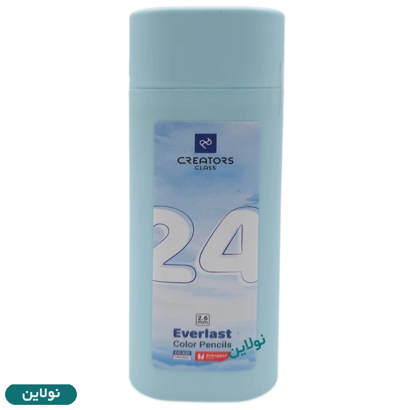 قیمت و خرید مداد رنگی اتودی 24 رنگ سی کلاس مدل everlast به همراه تراش مکانیزه کد cp26-24 | نولاین