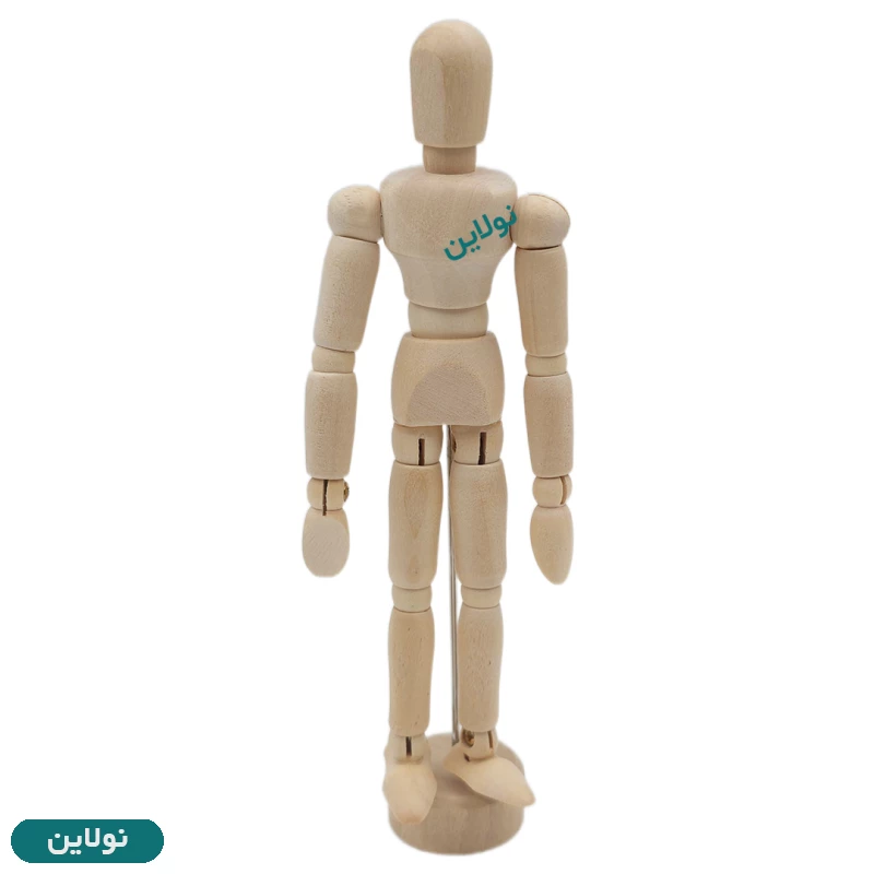 قیمت و خرید آدمک چوبی طراحی 14 سانتی متری مدل "Manikin 5/5 | نولاین
